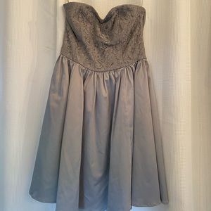 Strapless Lace bodice dress